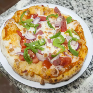 Capsicum Tomato Cheese Pizza