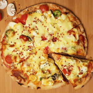 Mushroom Paneer Cheese Pizza