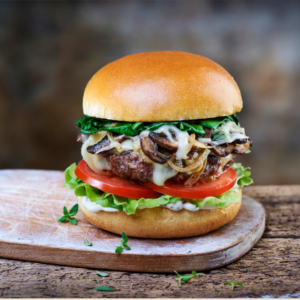 Mushroom Cheese Burger